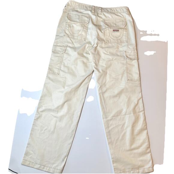 True Religion Military SN Cargo Pants Size 29 Winter White MSRP $139 NWT Womens - Picture 6 of 10